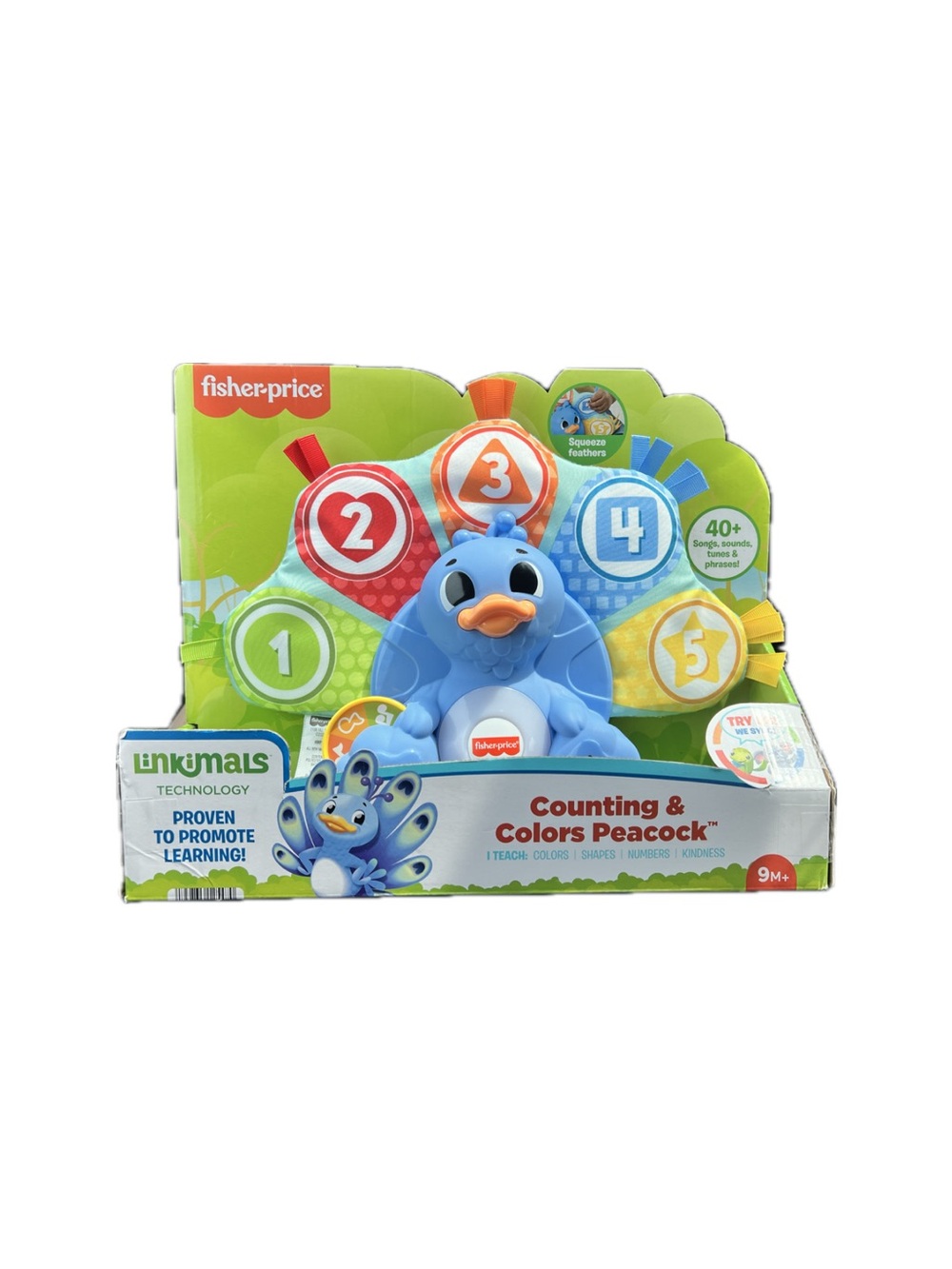 Fisher-Price Counting & Colors Peacock Toy NEW